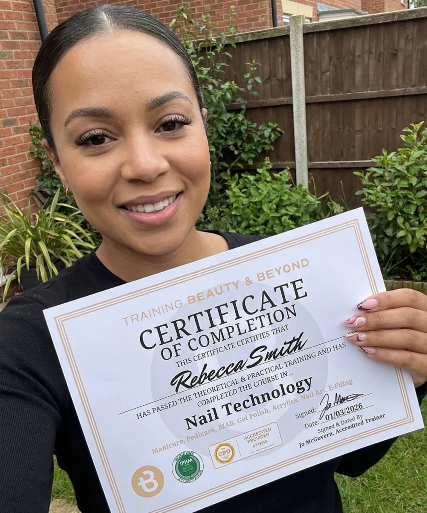 Student Rebecca Accredited Certificate Ultimate 7-In-1 Nail Technician Course