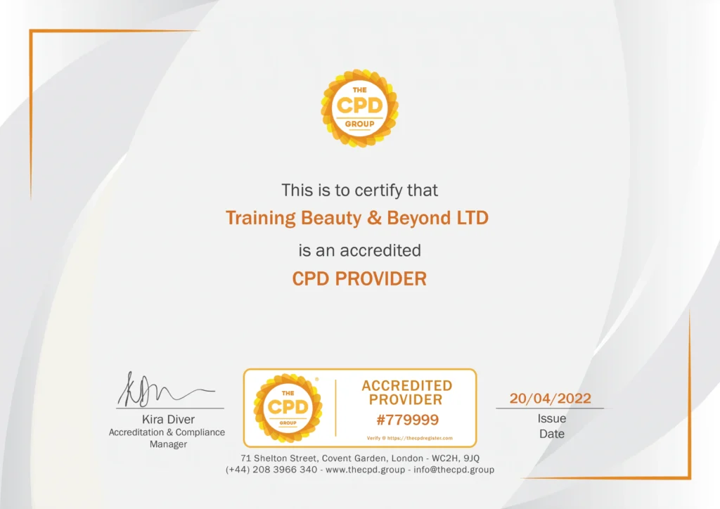 The CPD Group Accreditation Certificate